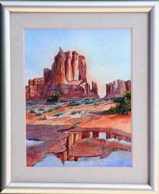 Courthouse Towers Miniature – 4 ½ x 3 ½, Arches National Park