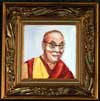 Dalai Lama - 1 3/8" x 1 3/8", India