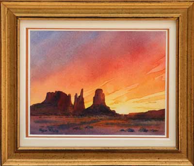Four Corners Sunset I, Monument Valley, Utah