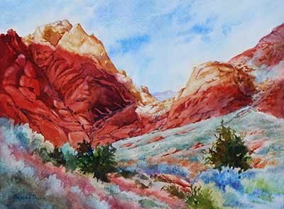 Calico Red, Nevada, Red Rock