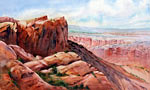 Utah, Canyonlands, Syncline Cliff