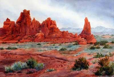 Red Rock Park, Arches NP, Utah